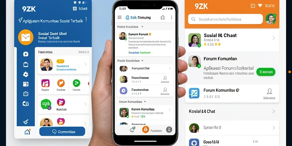 Antarmuka aplikasi 9ZK yang intuitif dan menarik.