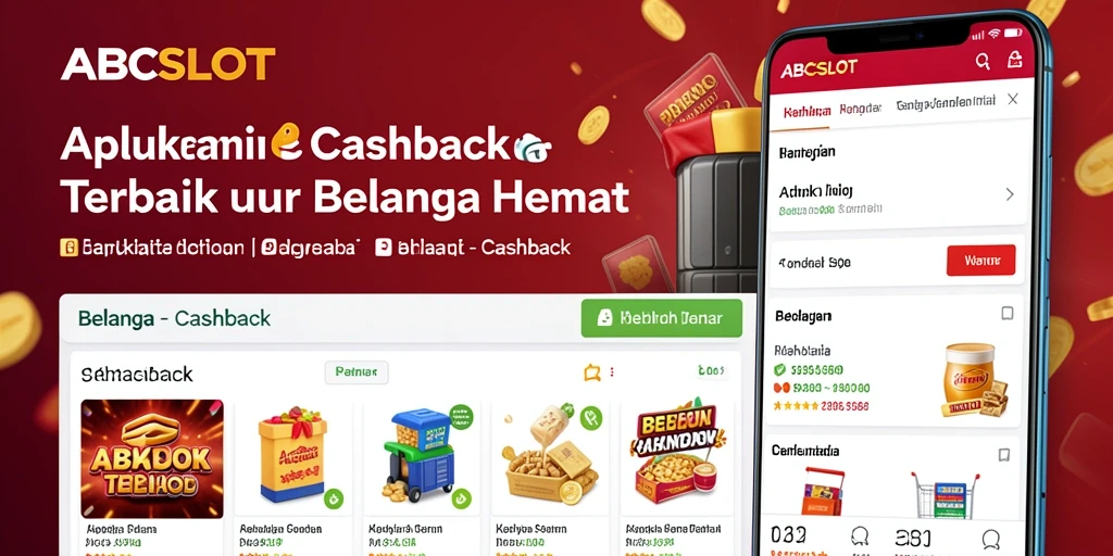 Screenshot antarmuka ABCSLOT yang menunjukkan fitur cashback yang menarik.