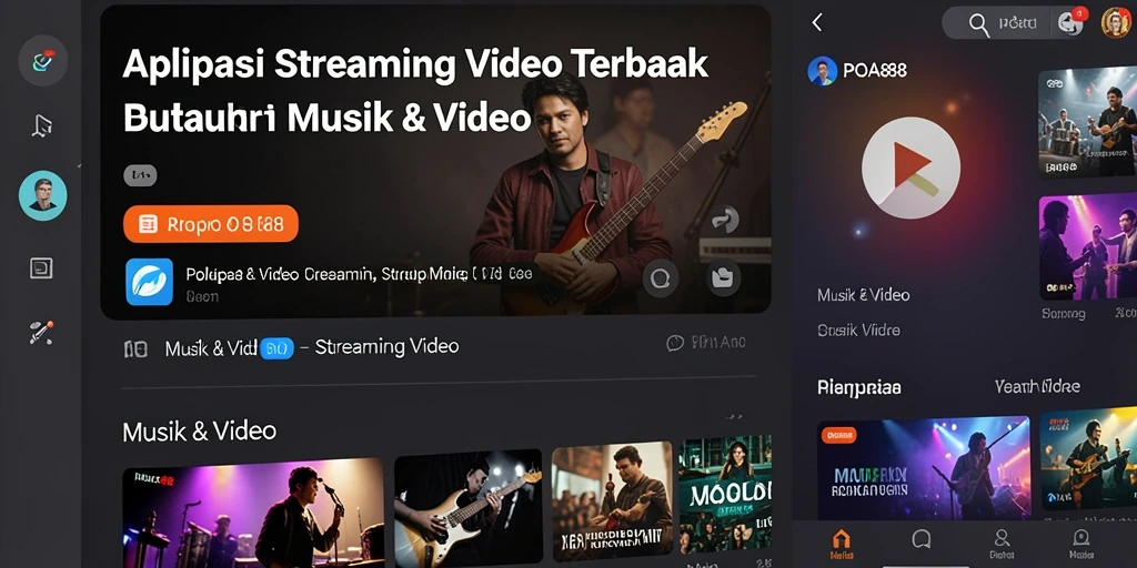 Tampilan antarmuka POA88 yang nyaman dan menarik untuk Streaming Video.